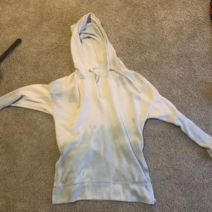 Sweatshirt- white/blue size small